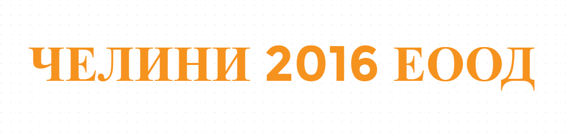 ChELINI 2016 EOOD