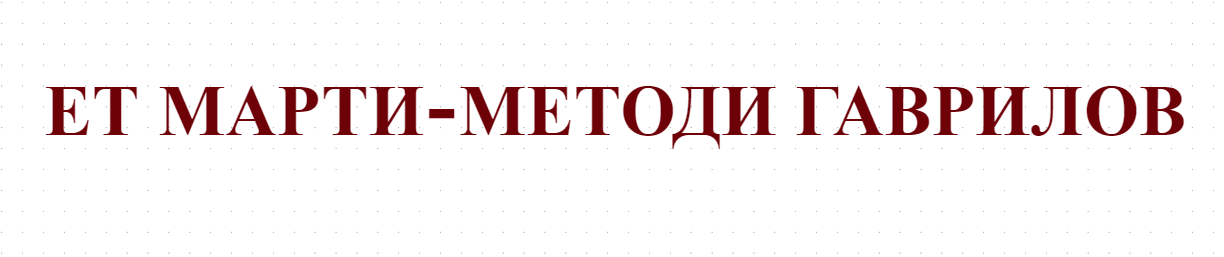 ЕТ МАРТИ-МЕТОДИ ГАВРИЛОВ - Автомобилен сервиз и товарни превози 