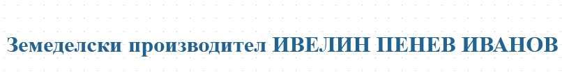Земеделски производител ИВЕЛИН ПЕНЕВ ИВАНОВ