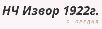НЧ Извор 1922 Средня